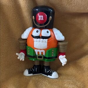 M&M'S Orange Nutcracker Figurine candy dispenser